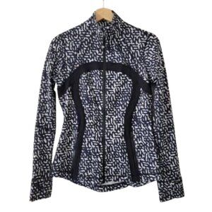Lululemon Define Jacket Rare Print Net Pop Sz 8